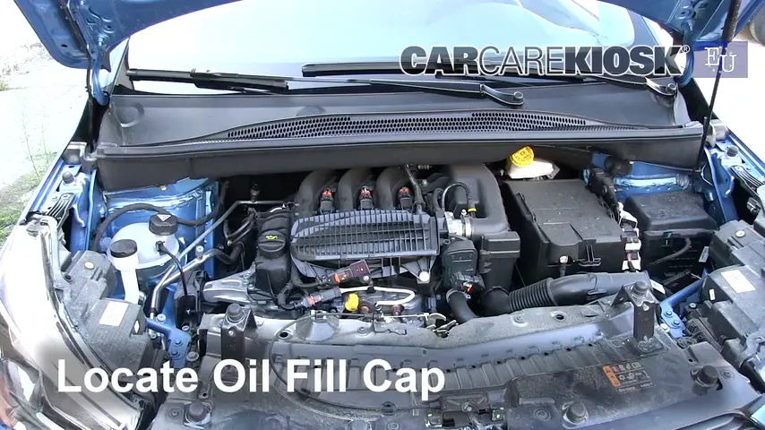2018 Opel Crossland X SE 1.2L 3 Cyl. Oil Add Oil